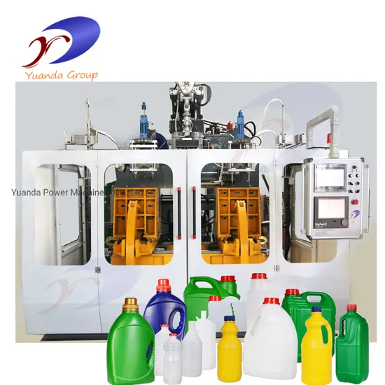 0-5L PE Bottles Double Station Two Cavity Head Blow Molding Machine Blowing Machine