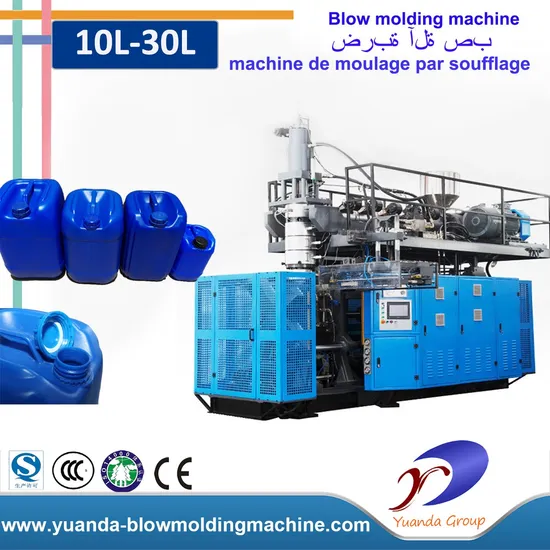 High Speed Continuous Extrusion Blow Molding Machine for 5L 15L Jerrycan