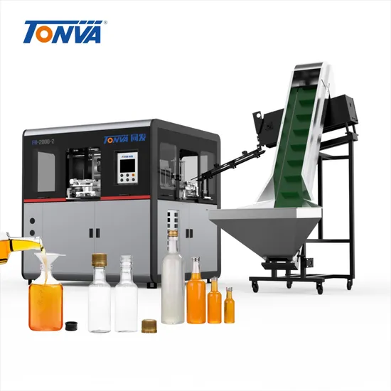 Cheap Price Tonva Making 4-Cavity Mini 50ml Pet Spirit Bottle Stretch Blowing Machine