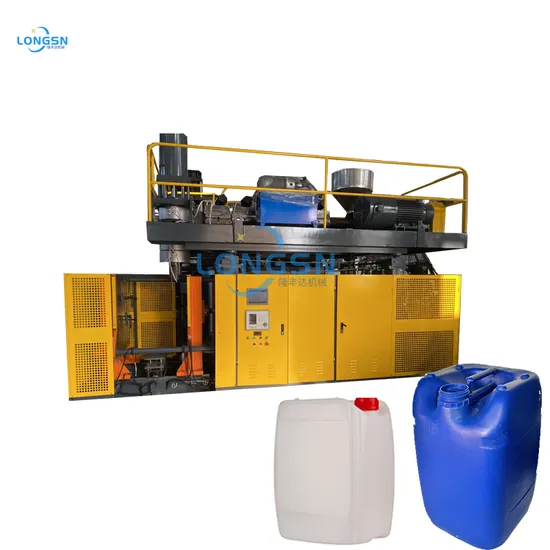 100 200L Liter 220L Chemical Blue Barrel Double L Ring Plastic Drum Tank Extrusion Molding Blow Blowing Moulding Making Machine