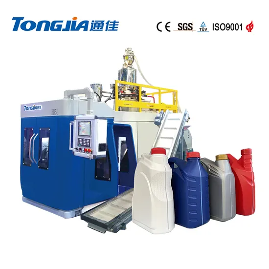 2-15L Tongjia Automatic China Plastic Bottle Making Extrusion Blow Molding Machine