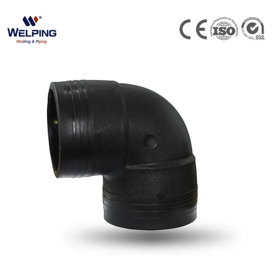 High Quality HDPE Electrofusion Elbow 90 of 1.6 MPa Pipe Fitting for Hot Water