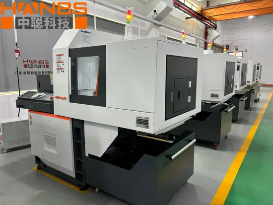Hanbs Single Spindle Swiss Type Automatic CNC Lathe-HS-320 Located in Dongguan