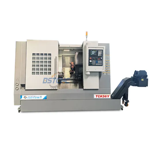 Tck56y Inclined Bed Turning Cutting Drilling Milling Metal CNC Lathe Machine