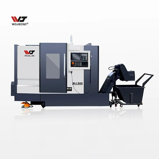 Dual Spindle Slant Bed CNC Metal Lathe Tools Tck56D Double Spindle Turning Center Machining Lathe CNC Lathe Machine with Siemens Fanuk GSK