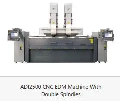 Double Heads CNC EDM Has Machine Large Adi 2500