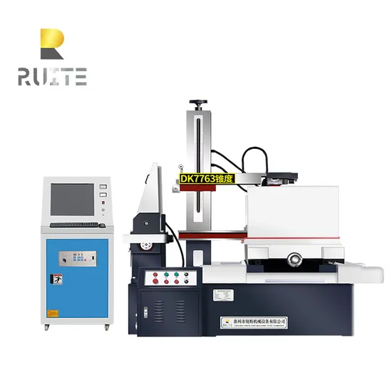 Dk7763 CNC EDM Wire Cutting Machine with Vertical Cabinet Control