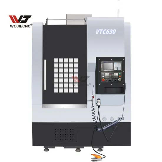 Wojie Factory Direct Sales CNC Vertical Turning Lathes Vtc630 Siemens Fanuk GSK System Vertical Automatic CNC Lathe Machine for Metal