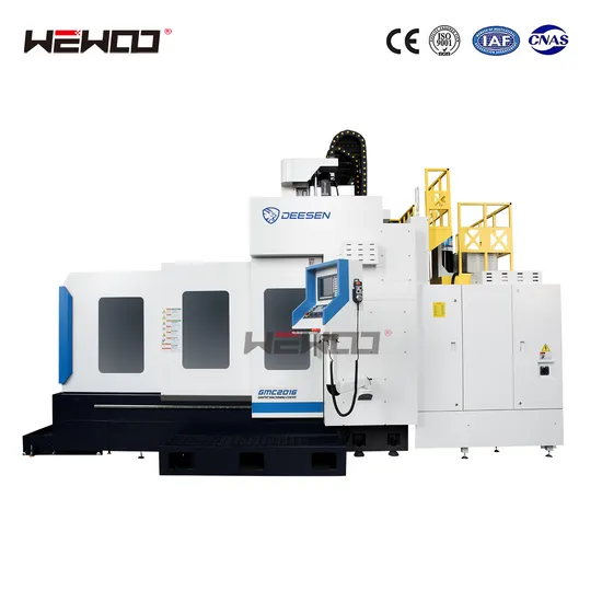 Heavy Duty Double Column CNC Gantry Type Machining Center Gmc2016 6000rmp Horizontal Milling Machine CNC Cutting/Drilling/Turning Machine