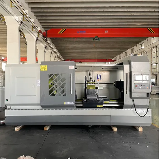 Ck61100 Ck61125 CNC Lathe Machine High Precision Heavy Flat Bed Metal Cutting CNC Lathe for Sale