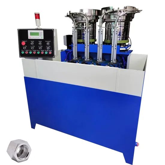 4 Spindle 2 Vibration M7 M8 M6 M10 Brass Nut Epman Locking Lug Nut 14b Threading Machine 4 Spindle 2 Vibration M7 M8 M6 M10 Brass Nut Epman Locking Lug Nut 14b Threading Machine