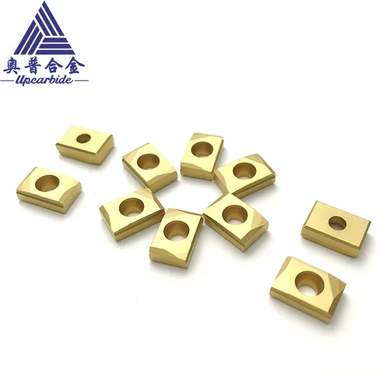 Lathe Cutting Tools Tungsten Carbide CNC Insert R420.37-06t3/07t3/11t3 with Yellow Coating