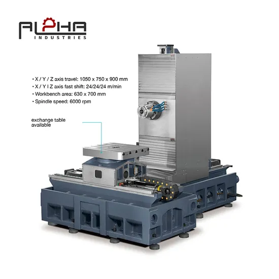 Fast Delivery High Precision Machine Hmc-63/80 CNC Machine Center From Nanjing
