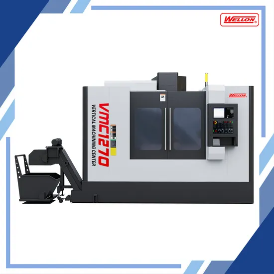 Vmc1270 CNC Vertical Milling Machine Machining Center with Fanuc Controller