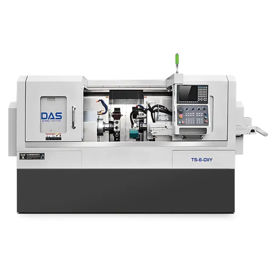 Das Ts-6-Diiy Y Axis Dual Spindle Bmt45 Servo Turret CNC Lathe