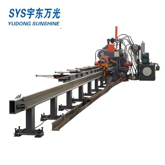 CNC Angle Channel Punching Line