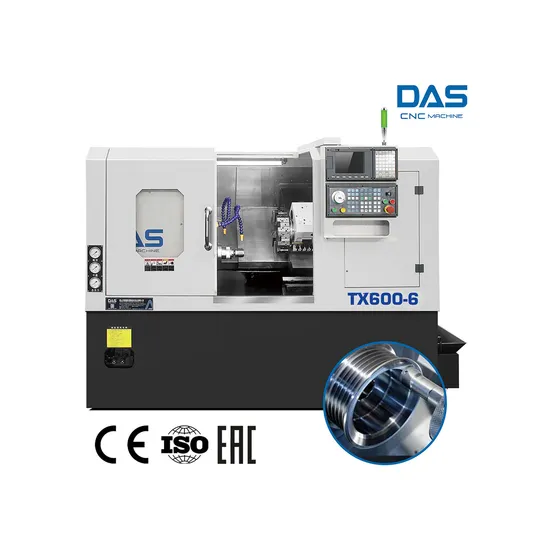 Das 3-Axis CNC Turning Center with Driven Tool Turret Vdi30/Bmt45 Slant Bed Lathe