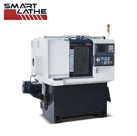 Good Price CNC Lathe Slant Bed Zmat CNC Lathe Machine Metal Turning CNC Lathe with Bar Feeder (SL-25)