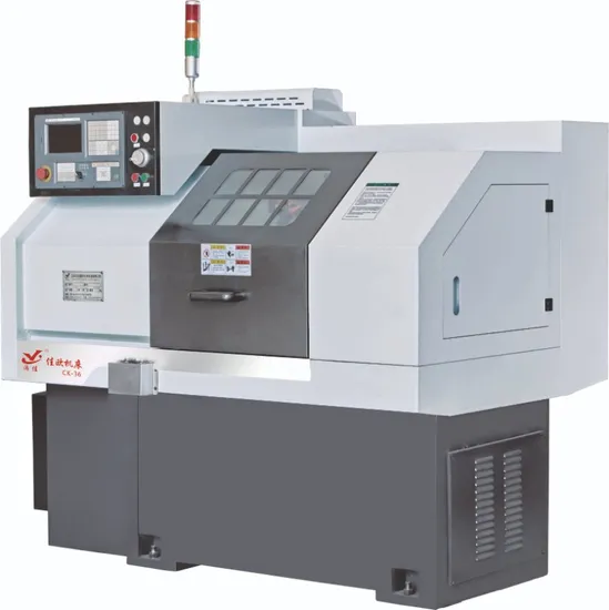 Compact Flat Bed CNC Lathe Machine with Gang Tool