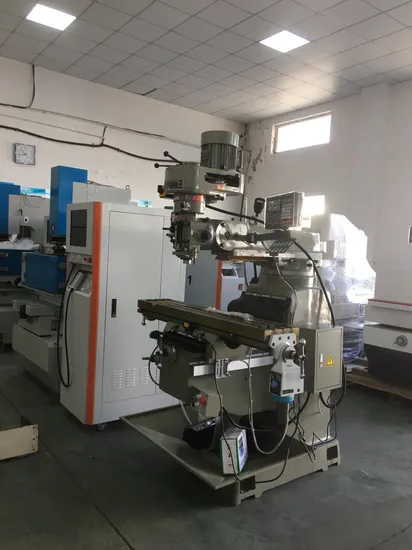 Spindle High Precision Vertical Turret Milling Cutting Machine 4hg
