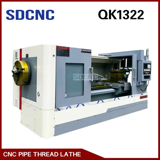CNC Pipe Threading Lathe High Precision Lathe Machine Qk1322