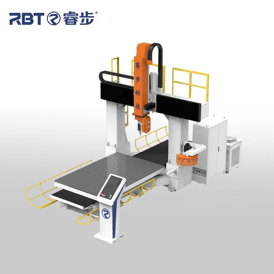 Rbt 5 Axis CNC Punching and Cutting Machine for Car Plastic Parts, ABS Body Shell, Cup Holder for Front Seat