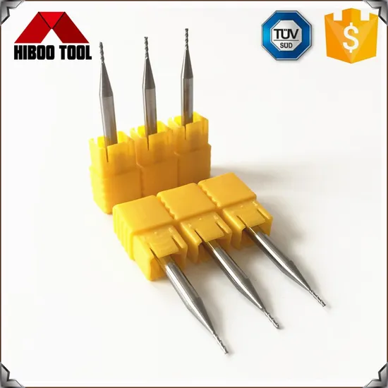 HRC60 Carbide Aluminum Face End Mills with Long Neck