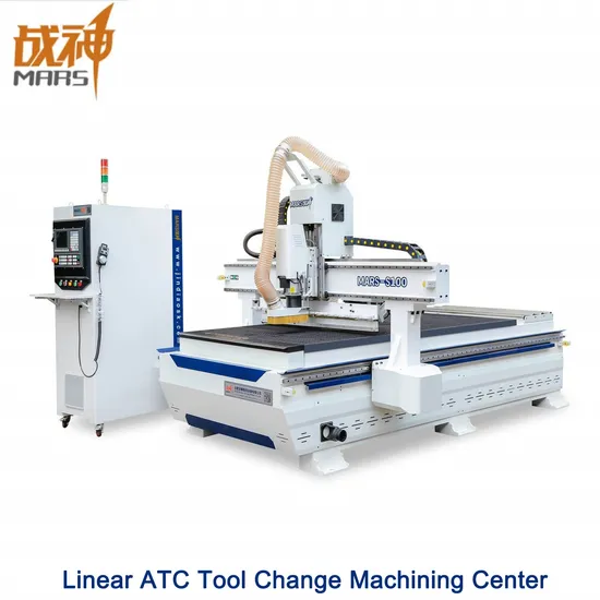 Mars 4 Axis 3 Axis CNC Wood Carving Machine CNC Router Machine for Furniture Wood Door Making