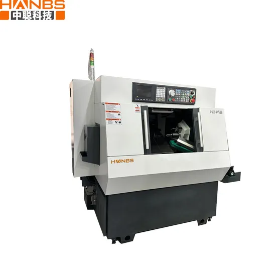 4 Axis Swiss Type Precision Efficient CNC Lathe Machine for Metal Cutting