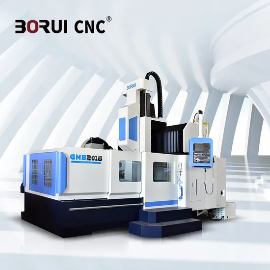 Borui Double Column Vertical Machining Center Gmb2016 Best Selling Double Column CNC Gantry Milling Machine