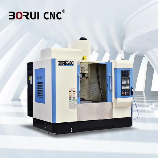 Shangdong CNC Machining Center Vmc 650 CNC Milling Machine for Metal Heavy Duty Motor 5 Axis CNC Machine Price Single Provided