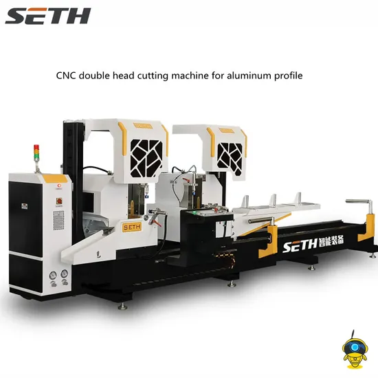 Aluminum CNC Double Head Cutting Machine for Aluminum Profile/UPVC Profile/Curtain Wall Material Cutting