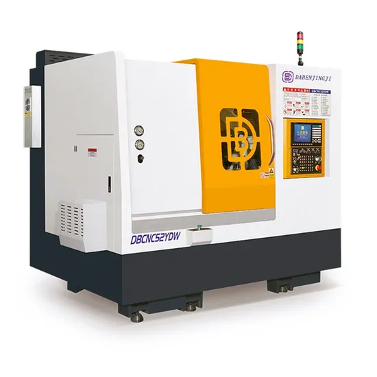 dB-6152-Serie Y-Axis Power Turret Tail Top Turning-Milling Compound CNC Lathe Center for Precise Drilling and Tapping