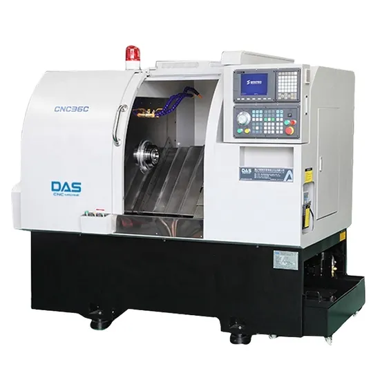 Large Hollow Spindle Bore 4 Round & 4 Square Tool Holders CNC Lathe Internal Turning CNC Machining Lathe