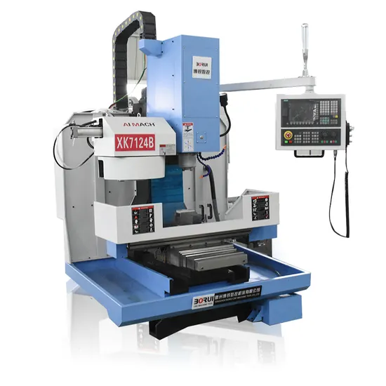 China Small Heavy Duty Vertical CNC Machine Milling for Metal Cutting (XK7124)