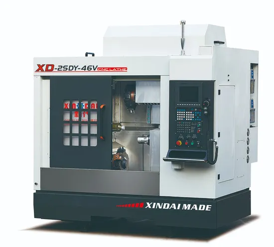 Precision Lathe Double Spindle Turning and Milling Compound Machine