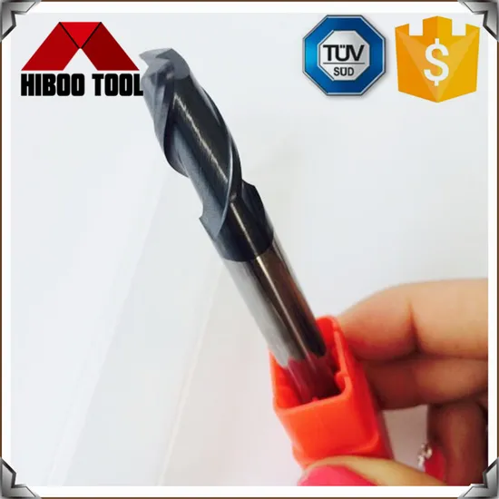 HRC60 Tungsten Carbide Long Roung Nose End Mills with 2 Flutes