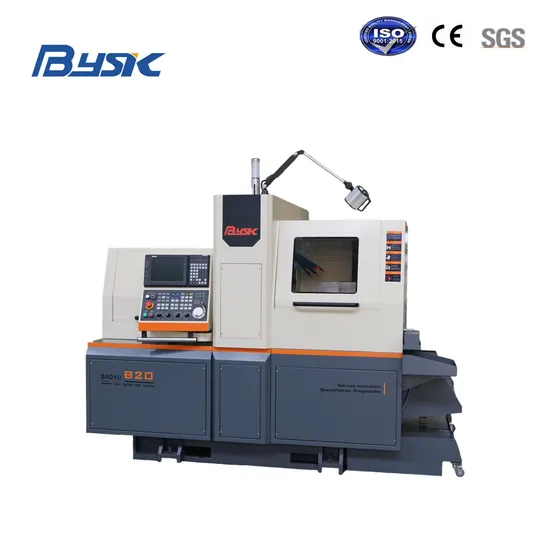 Automatic Multi Axis B20 Swiss-Type CNC Lathe Machine Sliding Headstock Lathe