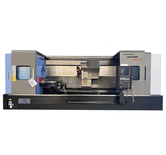 Tck700dy Slant Bed CNC Lathe Fanuc Control 12 Station CNC Tool Holder Inclined Bed CNC Lathe