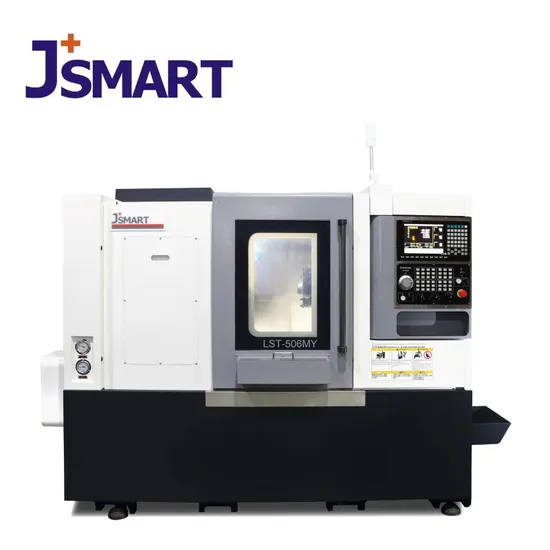 LST-506MY high efficient flat bed lathe milling with X Y Z axis