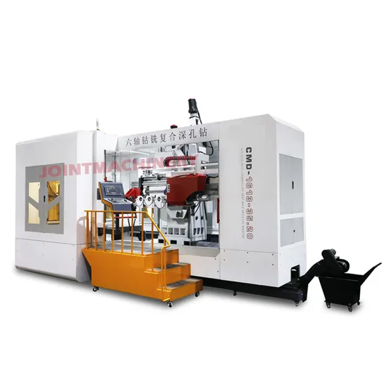 Double Spindle 6-Axis CNC Deep Hole Drilling and Milling Machine for Metal Molds Cmd-1613-35.20