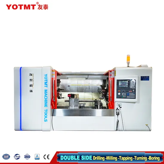 Durable Double-Sided Turning Center Lathe with High Coaxiality