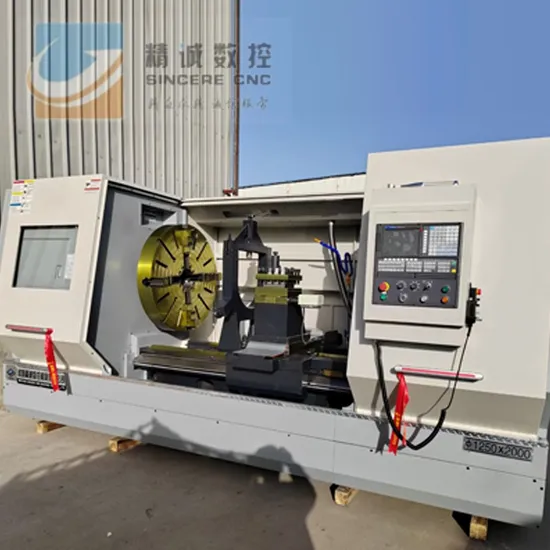China Low Cost Heavy Duty CNC Turning Horizontal Flat Bed CNC Lathe Machine Price Ck61250