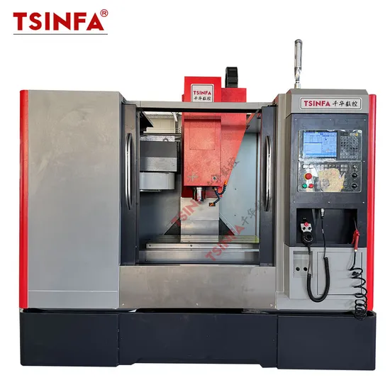 200mm 5 Axis Rotary Table Center Vmc650 CNC Vertical Milling Machine