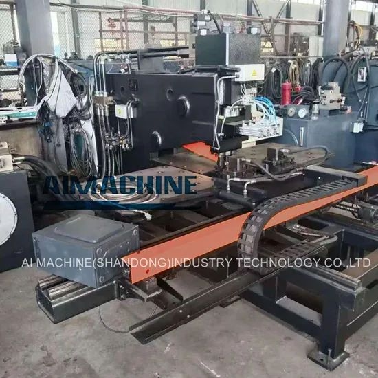 High Speed Steel Plate CNC Hole Punching Machine for Power Tower