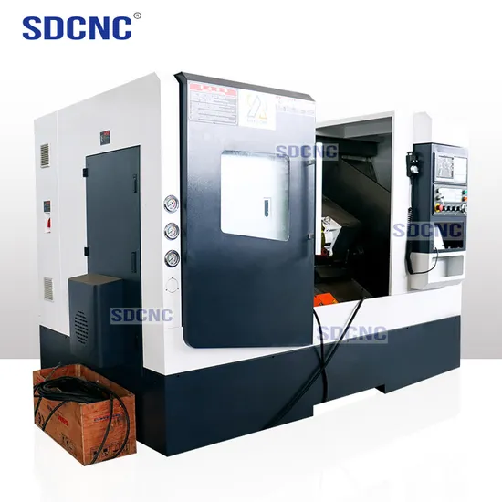 New Type of Precision Tck46 High Quality Horizontal Inclined Rail CNC Lathe