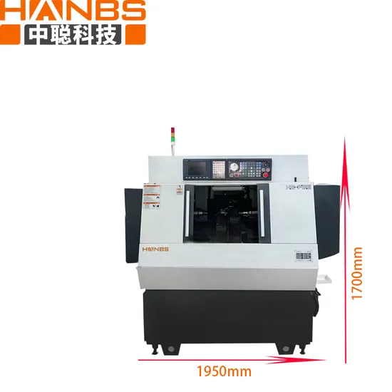 Swiss Type CNC Lathe with Double Spindle and Double Blade Row of Solid and Firm Quality