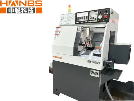Hanbs W20 Five Blade Synchronous Precision CNC Lathe with 5-Knife in Dongguan