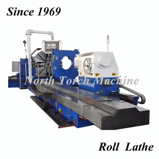 Heavy Duty Horizontal CNC Lathe for Turning Steel Roll, Steam Turbine, Cylinder