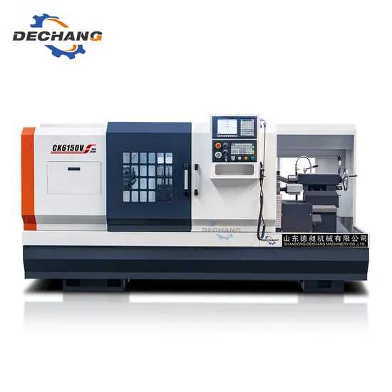 Torno Parallel 400mm Bed Width CNC Turning Machine Ck6150V Horizontal Flat Bed Metal CNC Lathe